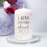 I Love You Quote Personalised Candle - Olivia Morgan Ltd