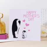 Happy Mother's Day Penguin Card - Olivia Morgan Ltd