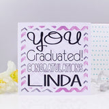Congratulations Graduation Personalised Card - Olivia Morgan Ltd
