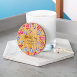Wedding Anniversary Scented Candle With Floral Lid - Olivia Morgan Ltd