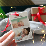 Baby Ceramic Hanging Photo Christmas Decoration