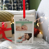 Baby Ceramic Hanging Photo Christmas Decoration