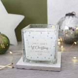 New Home Christmas Snowflake Scented Square Candle - Olivia Morgan Ltd