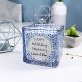 Anniversary Personalised Scented Square Candle - Olivia Morgan Ltd