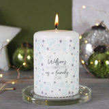 First Christmas As A Family Snowflake Candle - Olivia Morgan Ltd