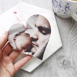 First Father's Day Photo Heart Decoration - Olivia Morgan Ltd