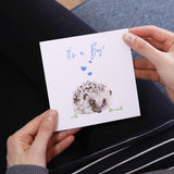 It's A Boy Hedgehog Announcement New Baby Card