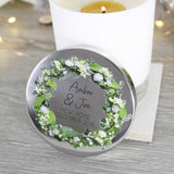New Home Wreath Scented Christmas Candle With Lid - Olivia Morgan Ltd