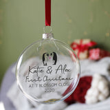 Penguin New Home Christmas Bauble