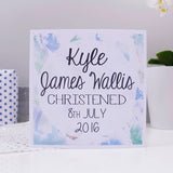 Christening Personalised Card For Boys And Girls - Olivia Morgan Ltd