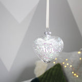 Personalised Filled Glass Bauble Christmas Decoration - Olivia Morgan Ltd