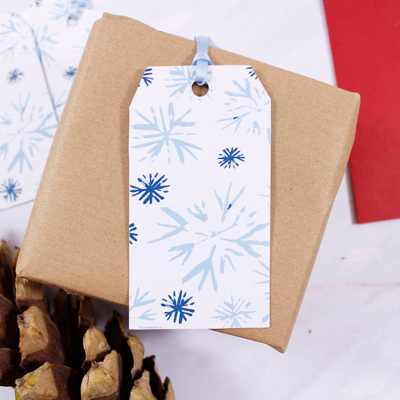 Snowflake Christmas Gift Tag - Olivia Morgan Ltd