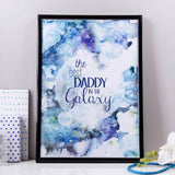 Best Dad In The Galaxy Print For Dad - Olivia Morgan Ltd
