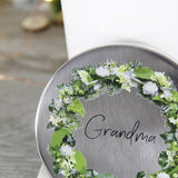 Wreath Scented Christmas Candle With Lid For Grandma - Olivia Morgan Ltd