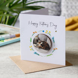 Pet Dad Father's Day Photo Magnet Card