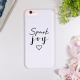 Spark Joy iPhone Case - Olivia Morgan Ltd