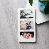 New Dad Timeline Photography Tile Gift - Olivia Morgan Ltd