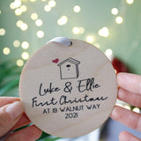 New Home House Personalised Christmas Decoration