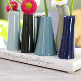 I'd Always Pick You Quote Multi Stem Vase - Olivia Morgan Ltd