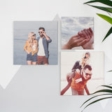 Couples Wooden Photos Letter Box Gift Set